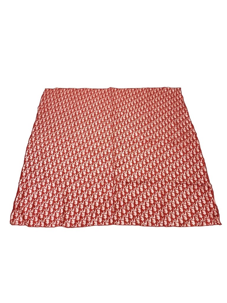 Dior Trotter Pattern Silk Scarf